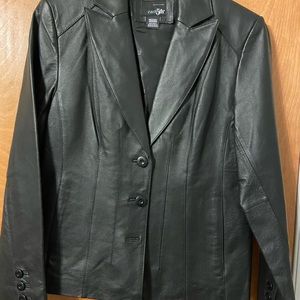 Ladies Leather Dress Jacket